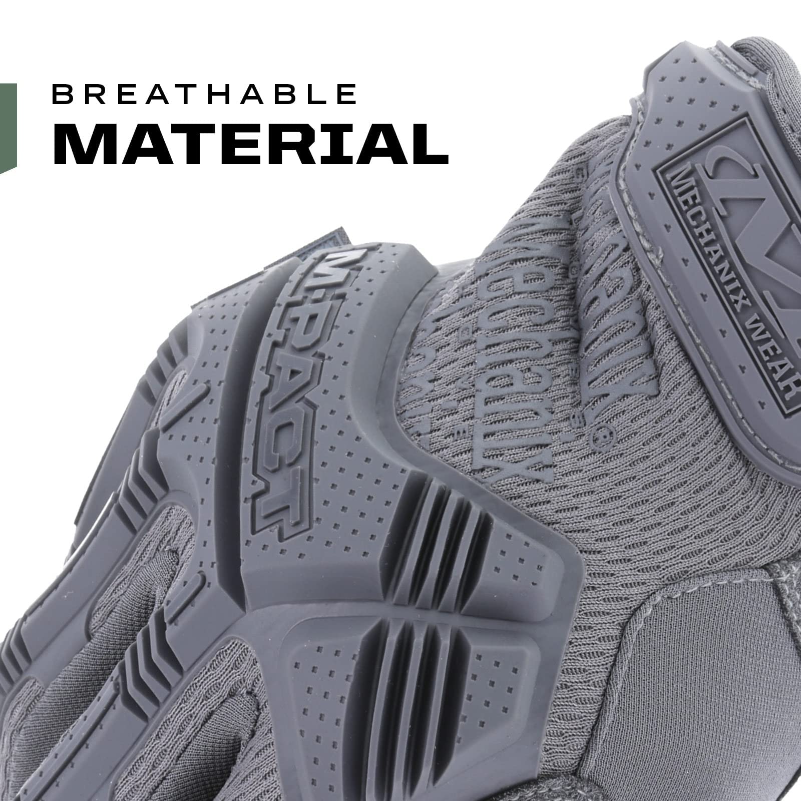 Mechanix Wear - M-Pact Wolf Gris Gants (Medium, Gris)