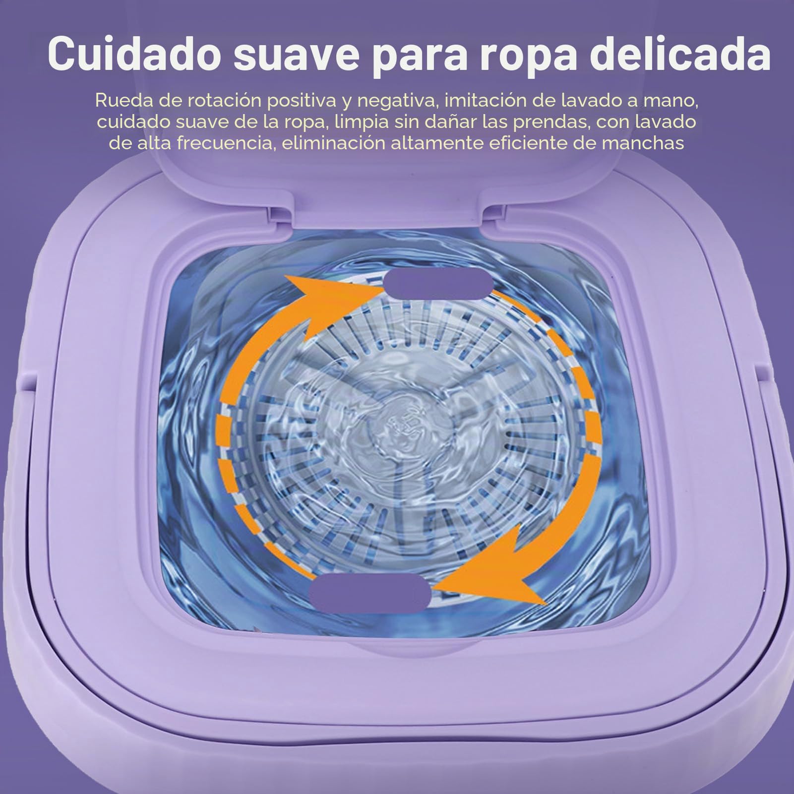 Lavadora Portátil, Mini Lavadora Automática 11L Lavadora de Cubo Plegable con Tubo de Desagüe Lavadora de Ropa Pequeña Mini Lavadora de Ropa Interior para RV, Viajes, Apartamento