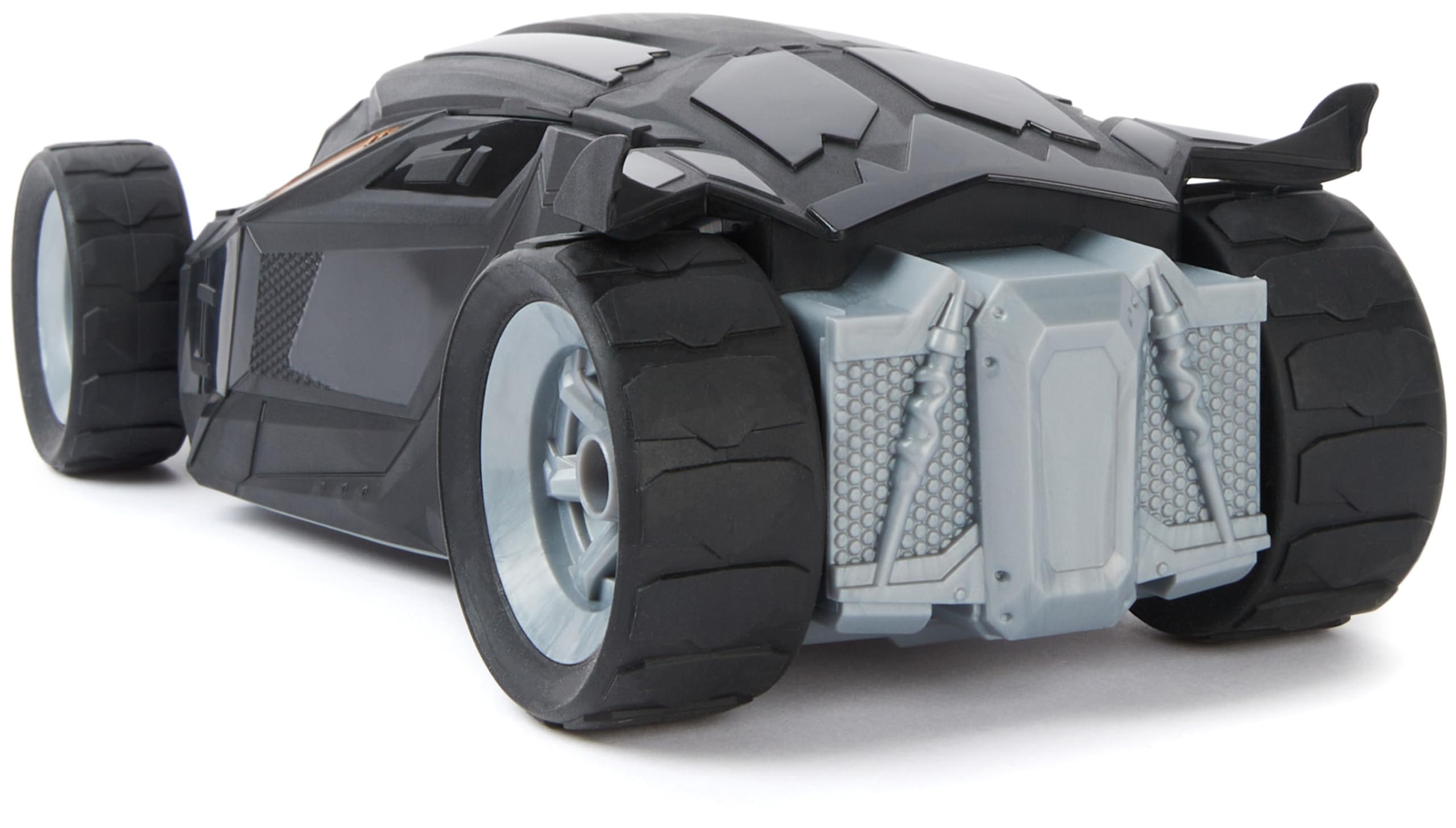 DC Comics - Batman Batmobile mit Fernsteuerung und Batman Figur (10cm) (2,4 GHz), einfach zu Fahren, kompatibel mit den Batman-10cm-Figuren, Maßstab 1:20, ab 4 Jahren