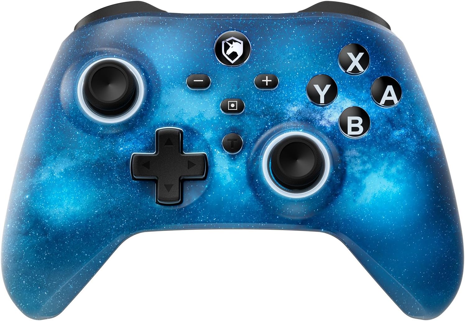 - ECHTPower Pro Controller for Switch/PC/iOS/Android, 1000mAh Wireless Gaming Controller With 9 Color RGB Light, Macro Buttons, 6 Axis Gyro, Dual Vibration, Turbo