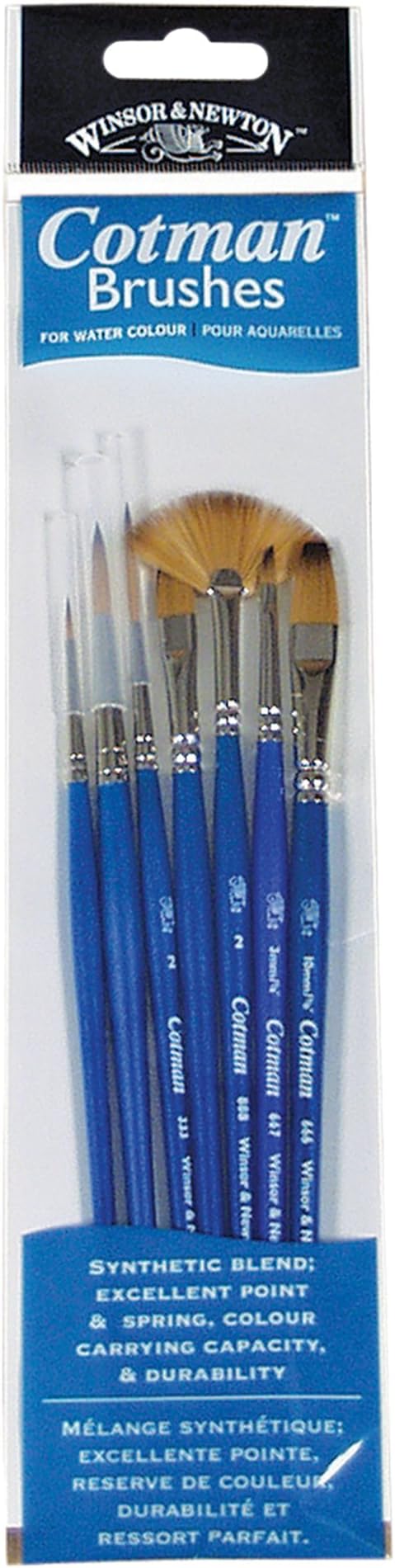 Winsor & Newton Cotman 7-Piece Brush Set (5304100)