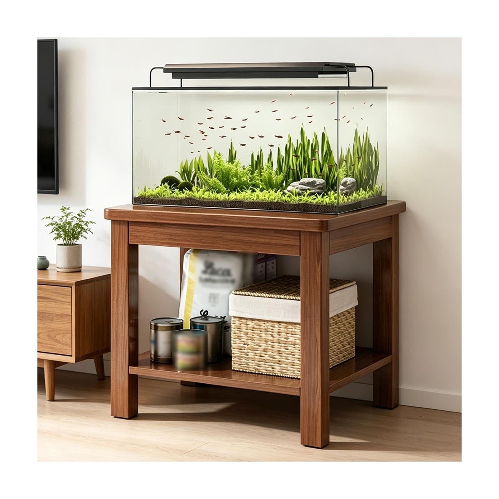 Mobile per Acquario, Base per Acquari, con Spazio di Archiviazione