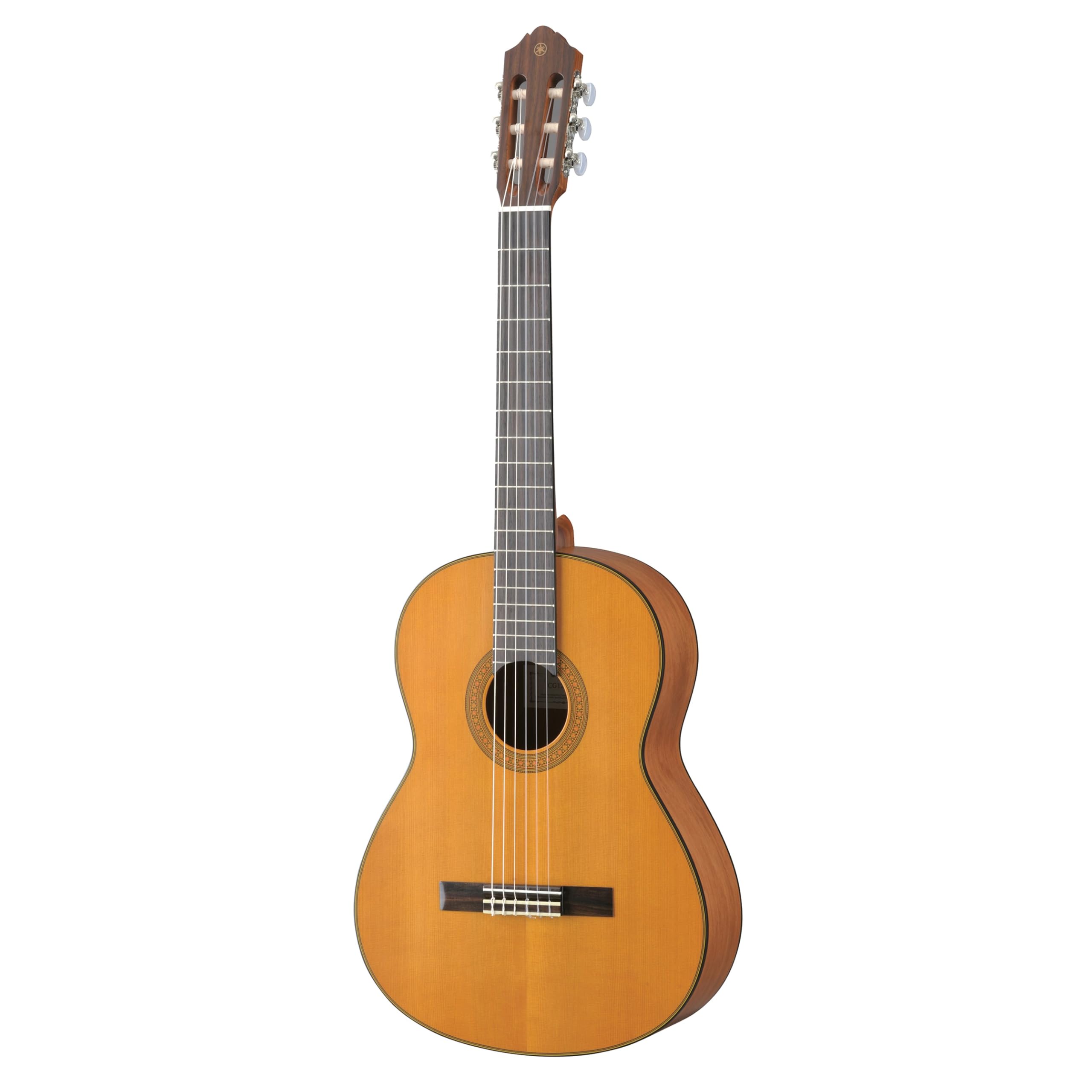 YAMAHA CG122MC Guitarra Clásica Tamaño Completo – Tapa Maciza de Cedro, Escala 650 mm, Guitarra de Nylon con Sonido Cálido y Rico, Fácil de Tocar