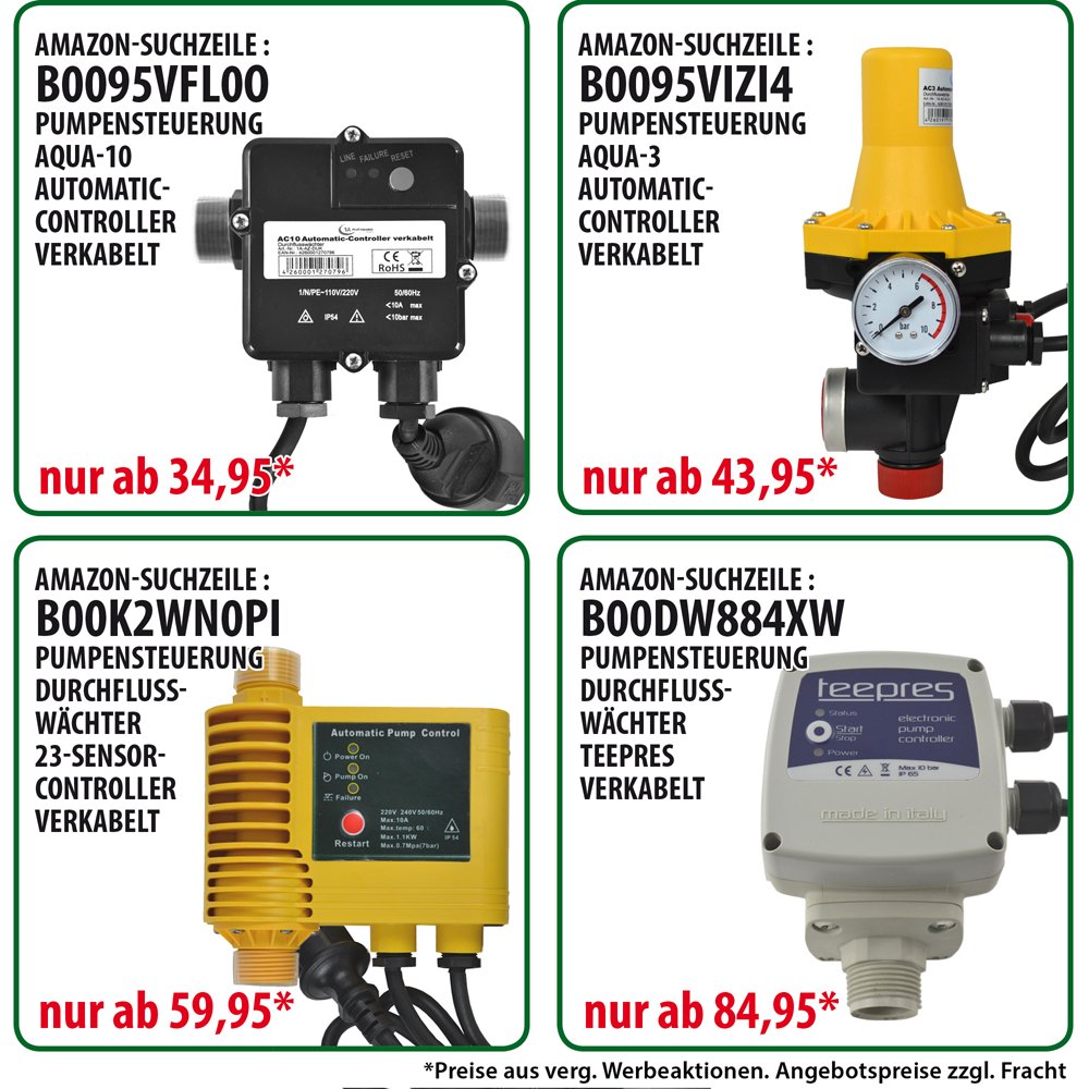 Bomba sumergible para pozo profundo 4" Fuente-Star 750W – Bomba de agua resistente a la arena para pozos profundos, riego y abastecimiento doméstico – Acero inoxidable, alta presión y durabilidad | Ahorro de energía hasta 3.700 l/h