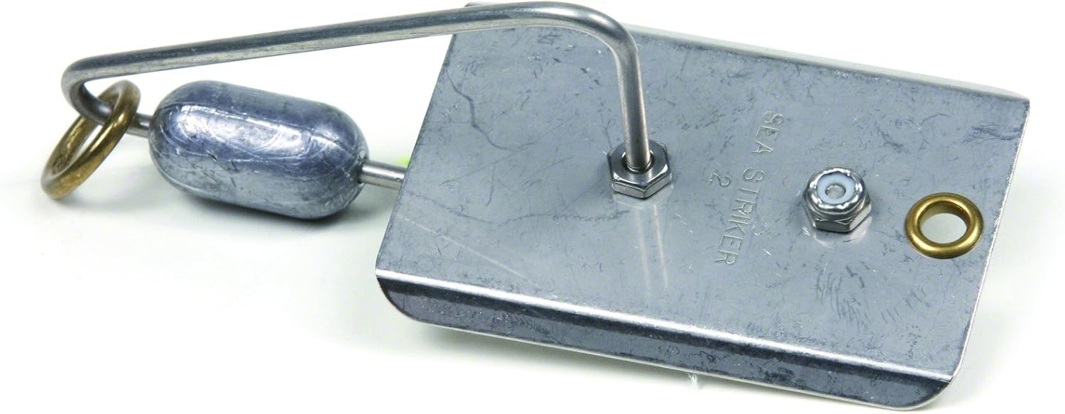 Sea Striker Planers | Fishing Planer with Stainless Steel Blade with Large Brass Ring, Silver : Tools & Home Improvement