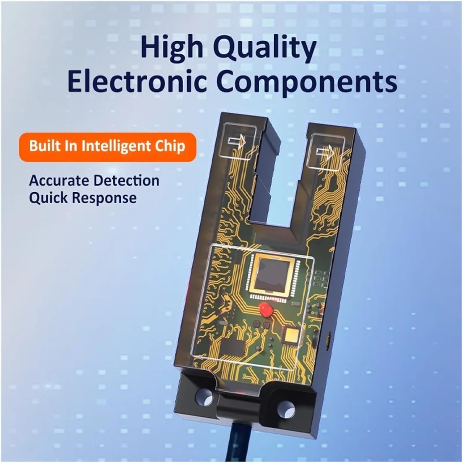 FGU07 Protruding Transparent Film Inspection U-Slot Photoelectric Inductive Limit Photoelectric Label Detection Sensor
