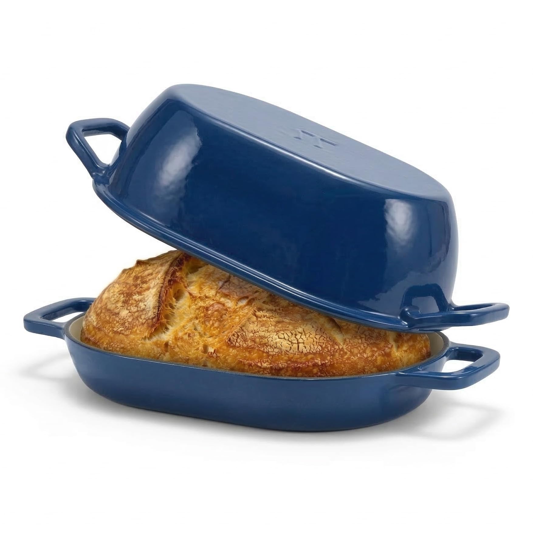 Northriver Casting Enameled Cast Iron Oval Dutch Oven