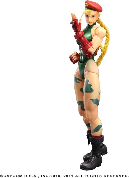 Amazon Com Super Street Fighter Iv Play Arts Kai Vol 2 Cammy Toys Games