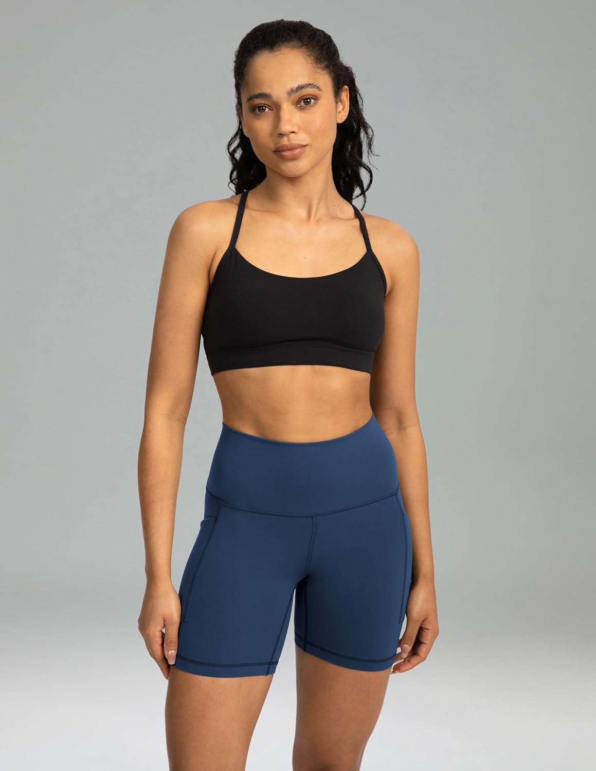 Colorfulkoala Women's Dreamlux Biker Shorts with Pockets 6" Inseam High Waisted Workout Gym Yoga Shorts - Image 5