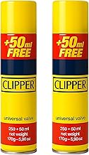 UR CHOICE Genuine Clipper Gas Lighter Refill Pack of 2, 300ml Universal Camping Gas for Lighters, Clippers, BBQ & Cooking, Safe & Reliable Fuel Solution