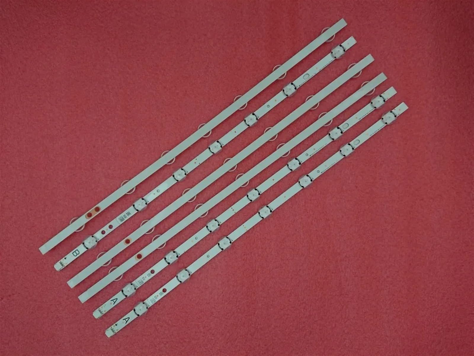 Striscia di retroilluminazione a LED Compatibile for TV 49U5766DB TV 49 UHD DRT VNB AB VES490QNDL-2D-N11 VES490QNDS-2D-U11(2 Kit for 2 TV)