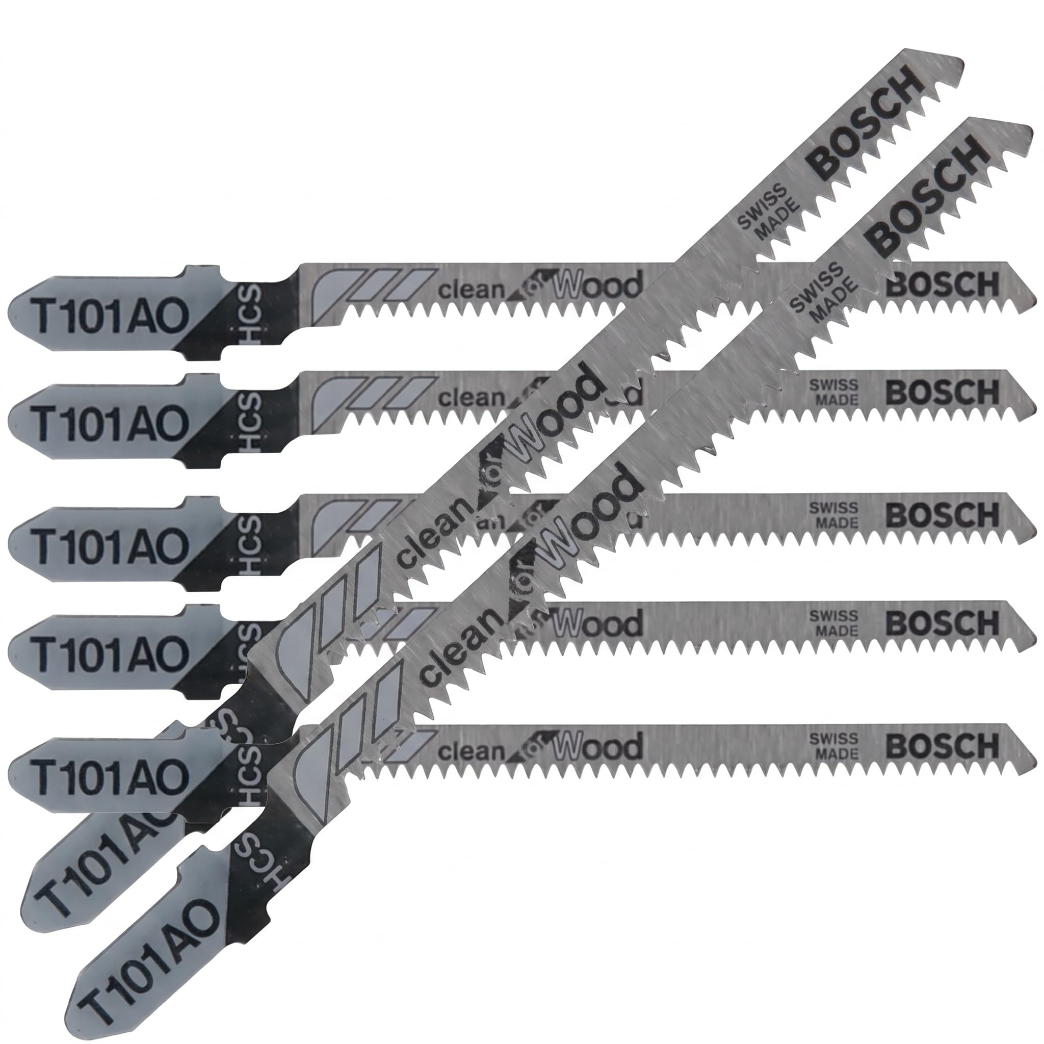 Bosch T101AO 5-Piece Jig Saw Blades - 20 TPI -6