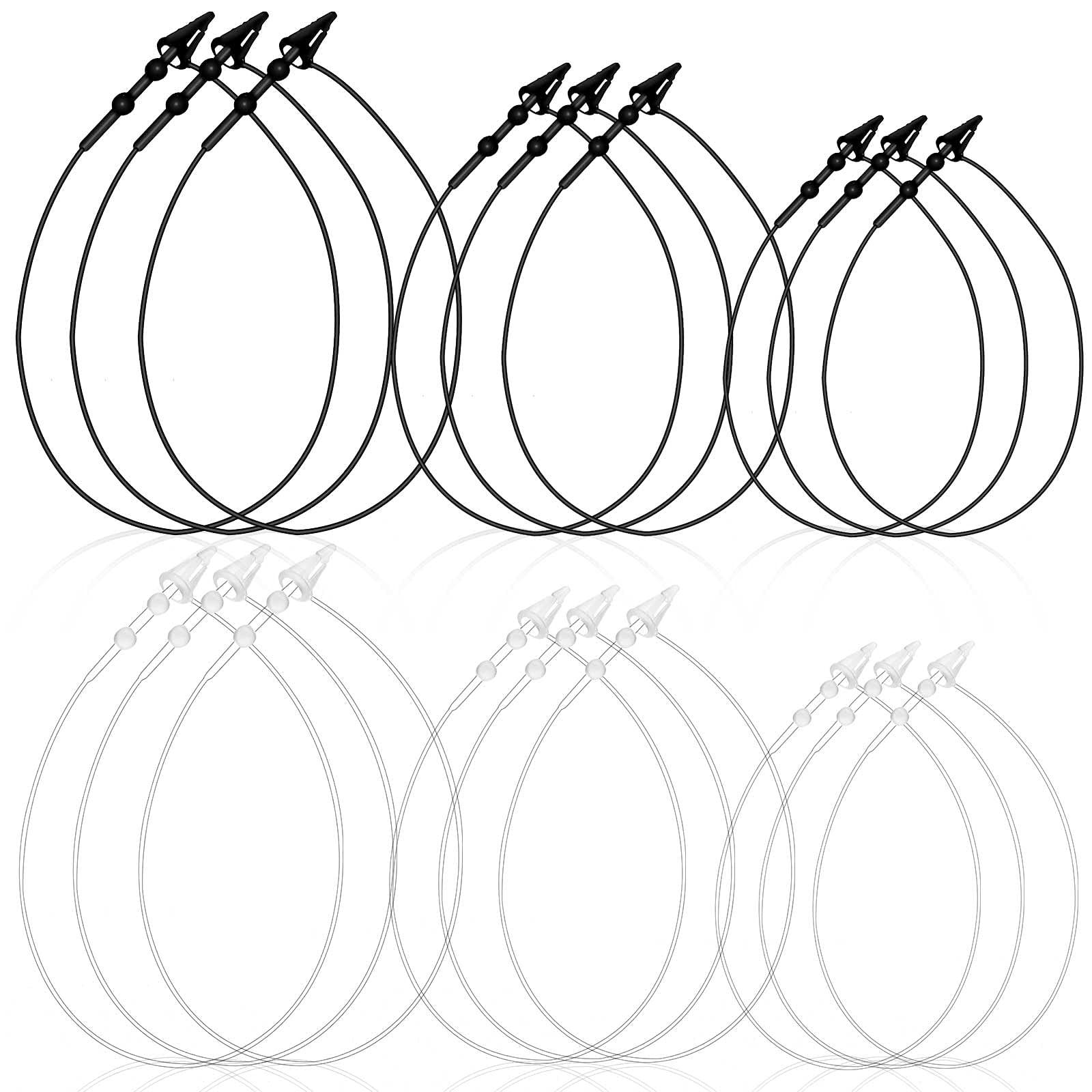 Buy 6000 Pieces Plastic Tags Loop Pins Fastener Snap Lock Tags Snap