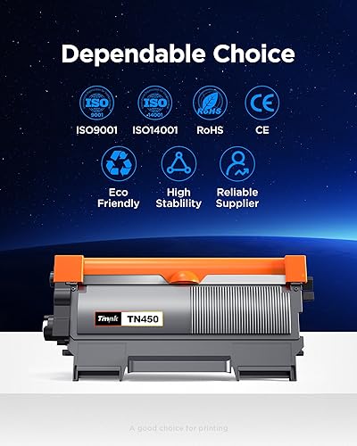 Miniatura 5 de Timink Cartucho de tóner compatible TN450 de alto rendimiento para Brother TN420 TN-450 compatible con HL-2280DW HL-2270DW HL-2230 MFC-7360N
