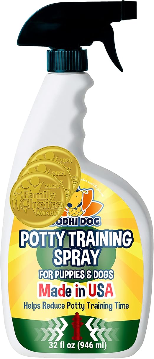 Bodhi Dog Potty Training Spray | Indoor Outdoor Potty Training Aid for Dogs & Puppies | Puppy Potty Training for Potty Pads | Made in USA (32oz)