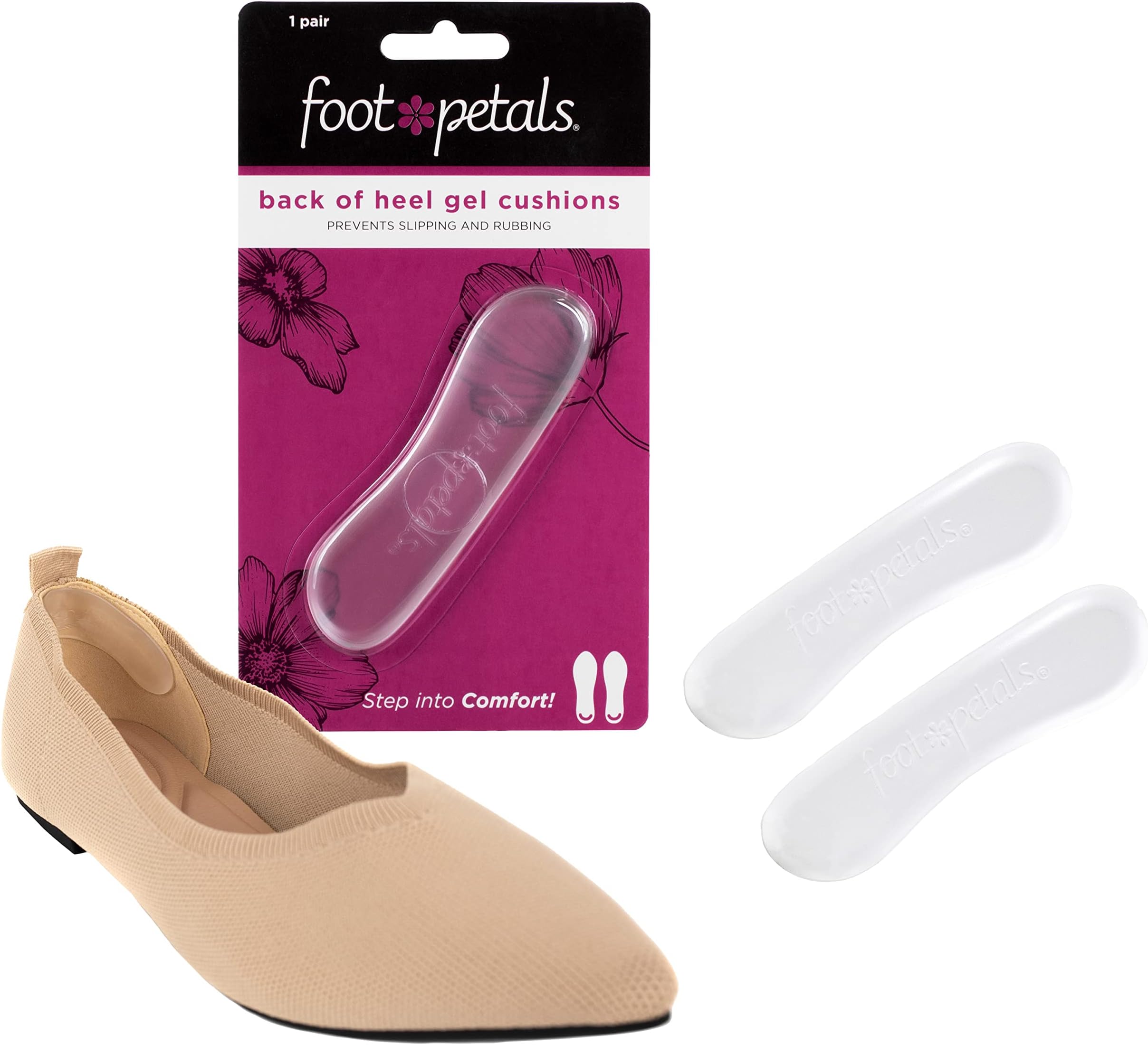 Fancy Feet Women's Gel Back of Heel Cushions