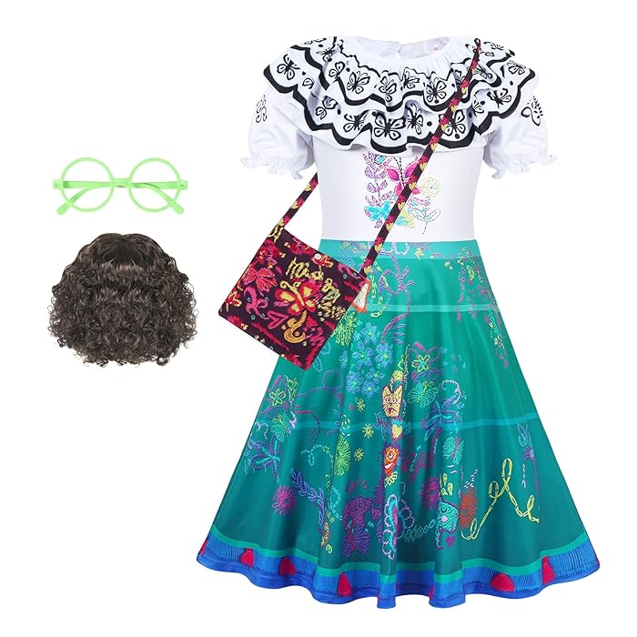 Buy AmzBarley Kids Princess Mirabel Costume Magic Family Madrigal