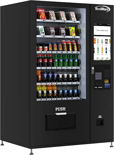 KoolMore Refrigerated Snack Vending Machine with 60 Slots and 22