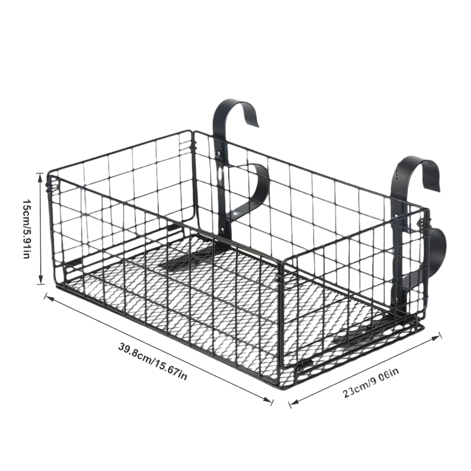 Panier de rangement pour bord de piscine Corbeille en fil métallique