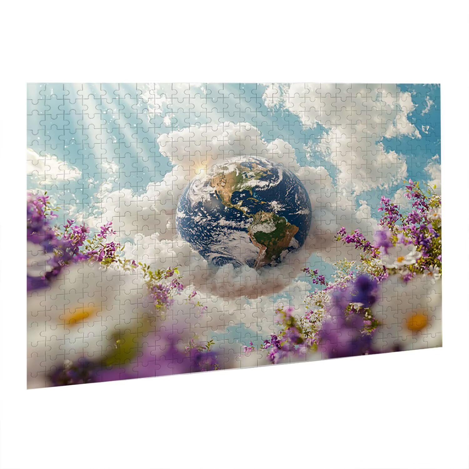 Jigsaw Puzzle, 5000 Pezzi Puzzle Classici, Terra Puzzle Rilassamento Intelligence, Mpossibile Difficile Puzzle Impegnativo per Adulti Puzzle Gioco Familiare, Regalo per Amore Amico fr0-1189