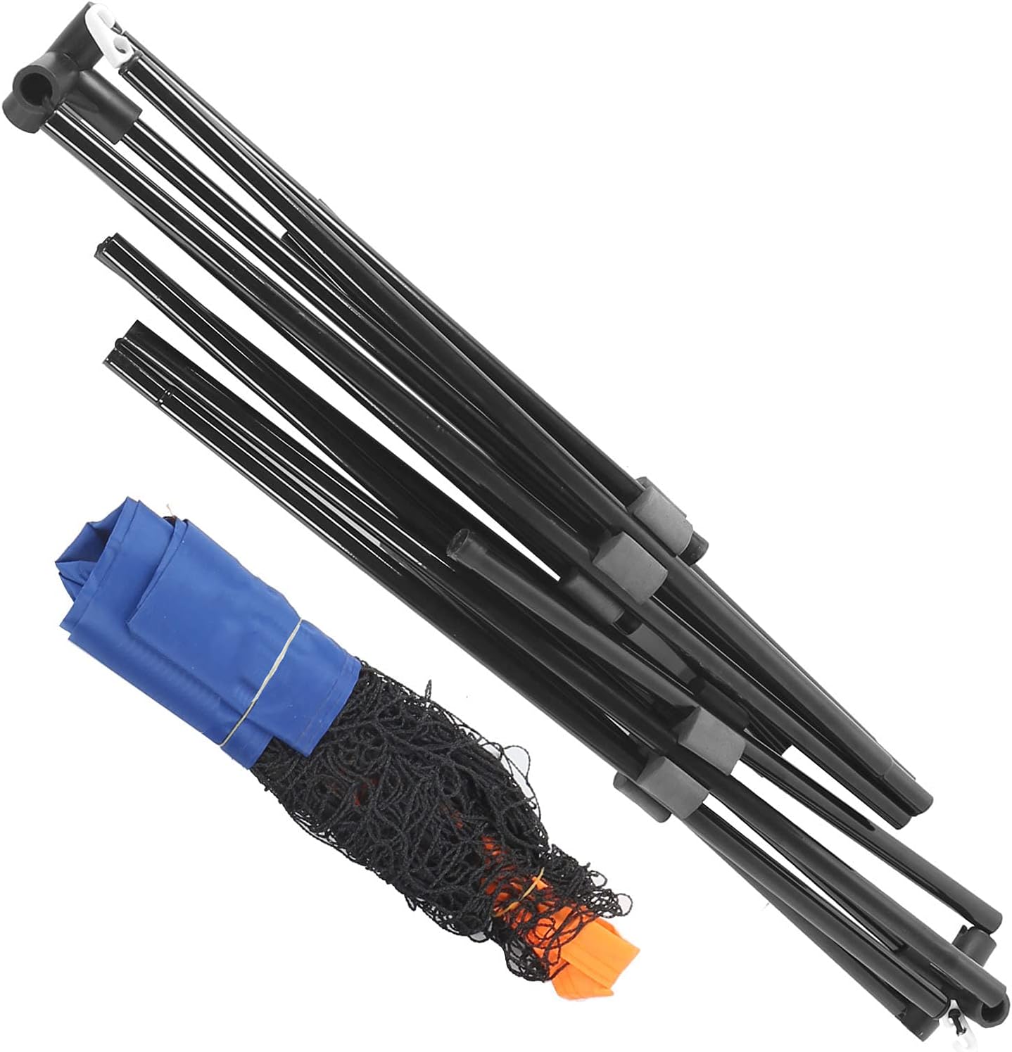 Portable Folding Badminton Net Rack Adjustable Tennis Net for Indoor Outdoor Game