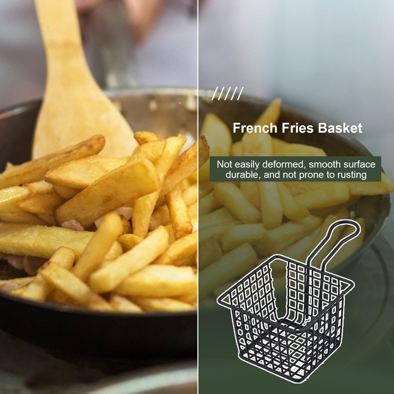新品未使用　揚げ物バスケット 2個セット Amazon | フライバスケット ざる 揚げ物用 揚げ物バスケット