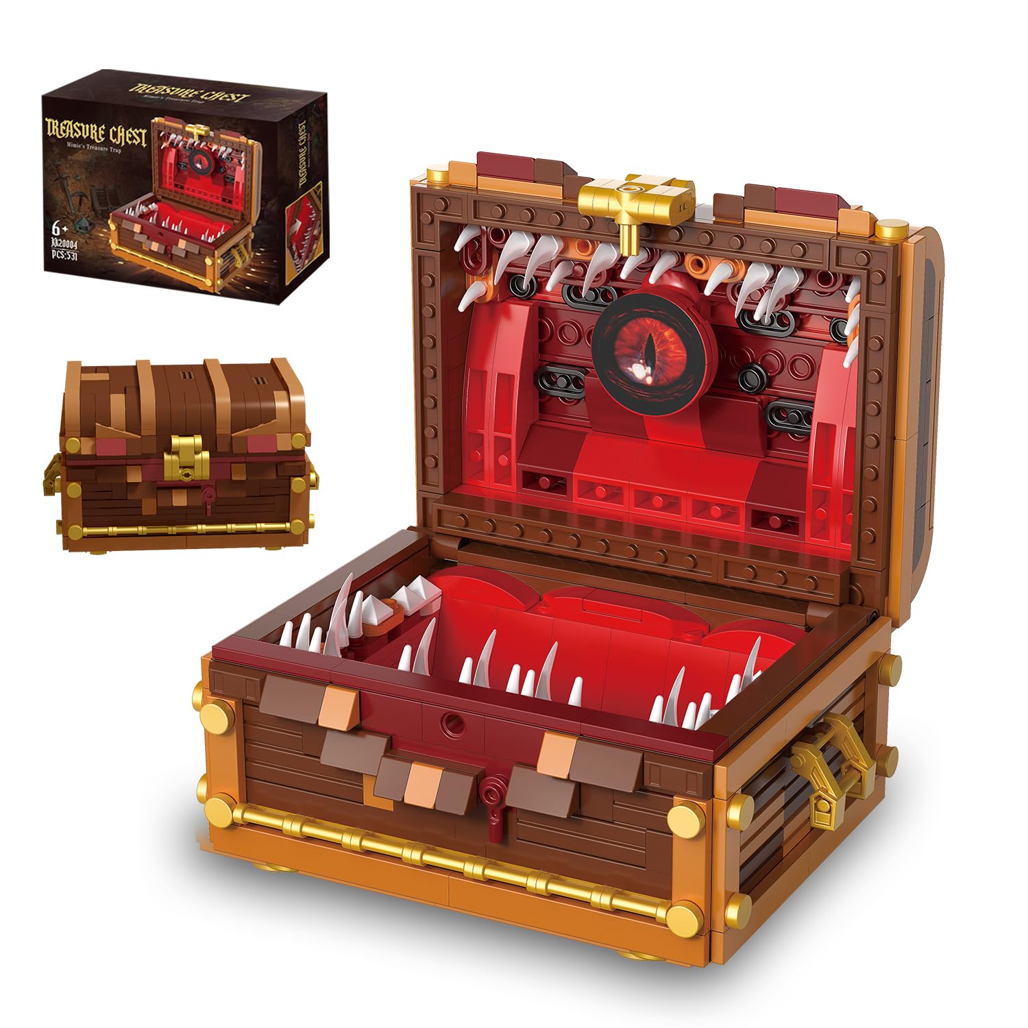 Amazon.com: Mavo brix Mimic Chest Building Sets, Monster Dice