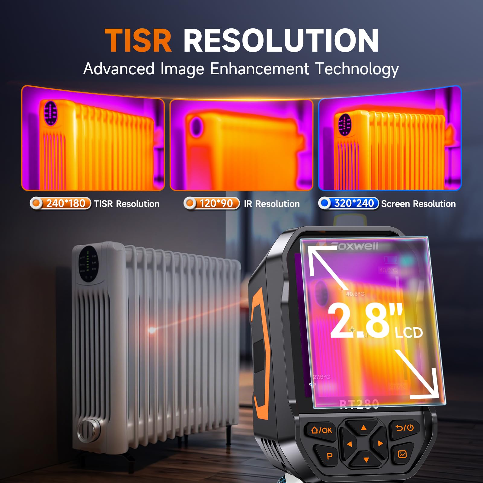 FOXWELL RT280 Thermal Camera - Spot Temperature Issues -2 FOXWELL RT280 Thermal Camera - Spot Temperature Issues -2