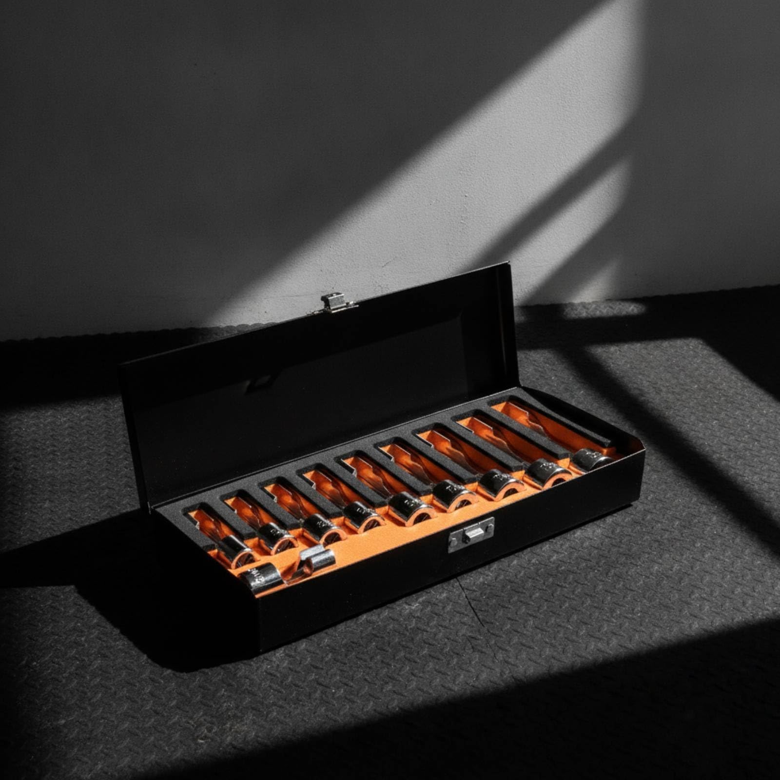 Coffret Clés à Tuyauter Chrome Jeu Clés à Tuyauter Outillage pour Mécaniciens