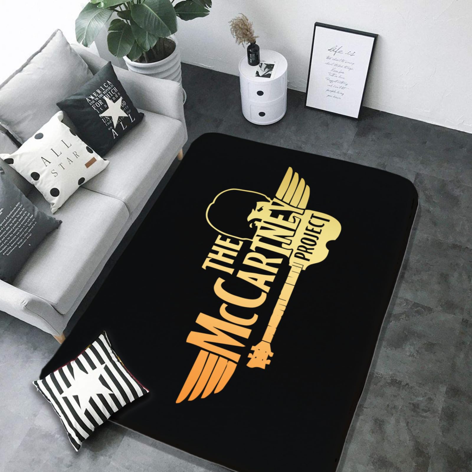 Amazon｜カーペット ラグマット 絨毯 ポール マッカートニー carpet 