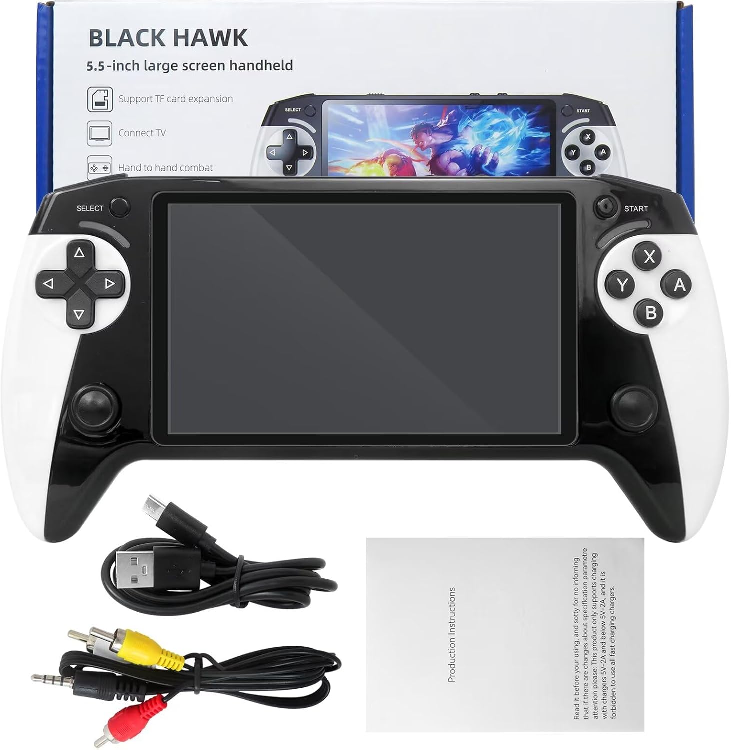 X9 5.5-Inch Handheld Game Console - Retro Video Game Player with 10+ Emulators & HD Eye-Protection Screen