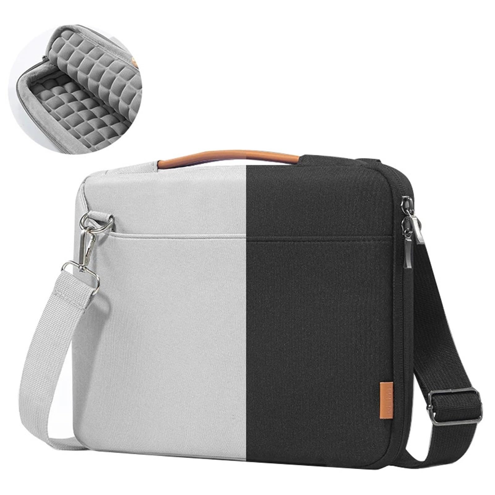 Funda para Tablet Bolso de Hombro a Prueba de Golpes for Tableta, Funda portátil con Cremallera for Tableta para Hombres Y Mujeres(Gray Shoulder Bag)