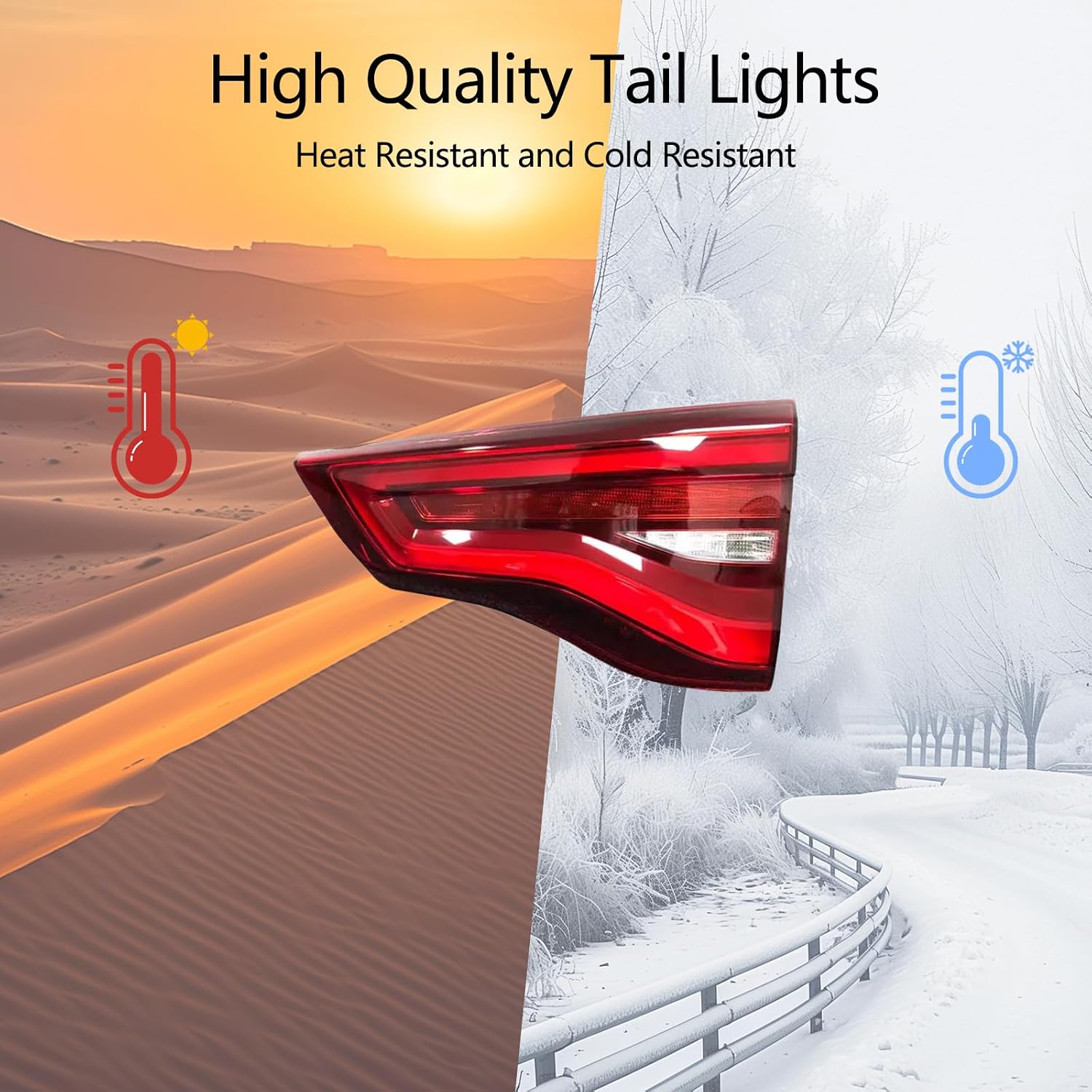 for BMW X3 G01 2018 2019 2020 Tail Lights, Rear Inner Right Passenger Side Taillights LED Replacement OE Red Brake Light Lamps, Plug and Play