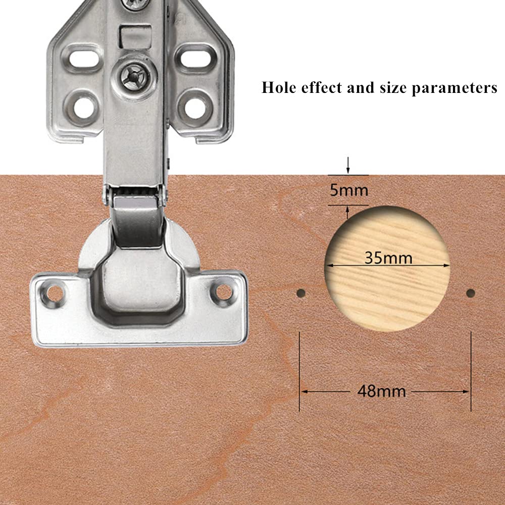 Cerniera Jig,35mm Dima di Foratura Cerniere,Maschera per Foratura a Cerniera Nascosta per Legno Ante Cucina Mobili a Scodellino Nascosta ​Strumento di Guid