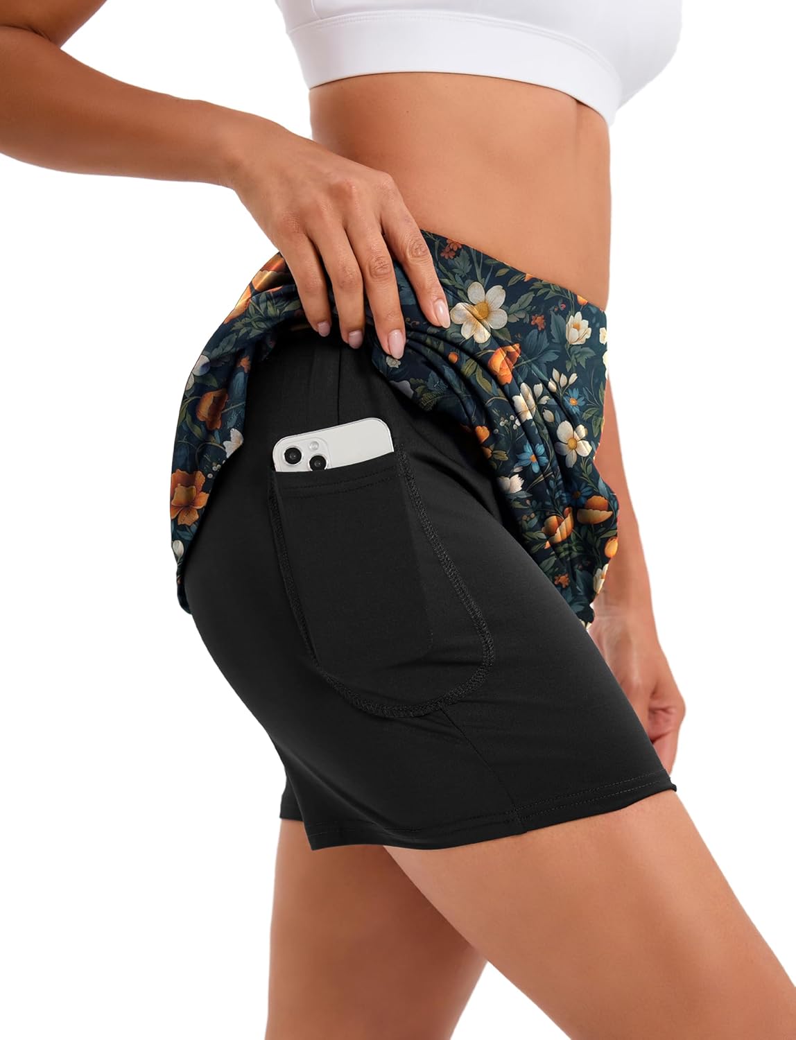 Oyamiki Women's Active Athletic Skort Lightweight Tennis Skirt Perfect for Running Training Sports Golf - Image 4