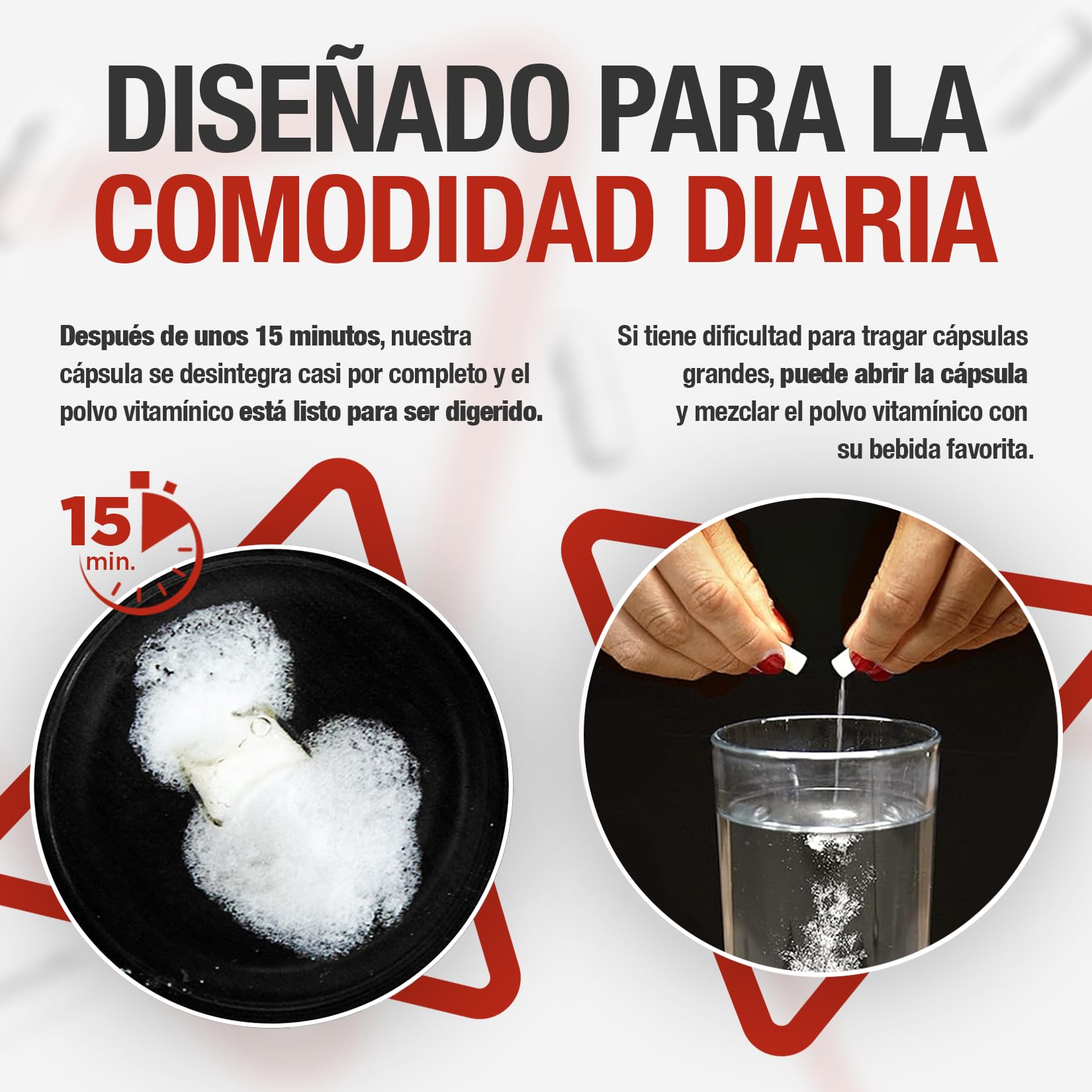 Vitamina C 1000 mg Capsulas - 300 Cápsulas (10 Meses de provisión) de Desintegración Rapida, Vit C 1000mg de Polvo de Acido L Ascorbico Puro en Paquete Familiar XXL (Ascorbic Acid Supplement)