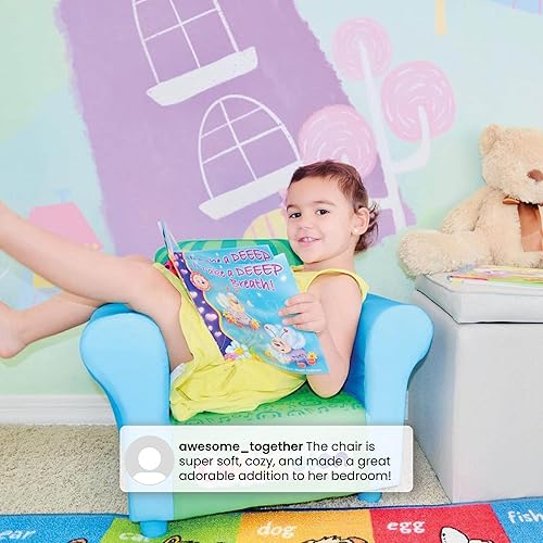 Miniatura 9 de Delta Children CoComelon - Caja de juguetes para autobús escolar + silla tapizada Delta Children CoComelon (paquete)