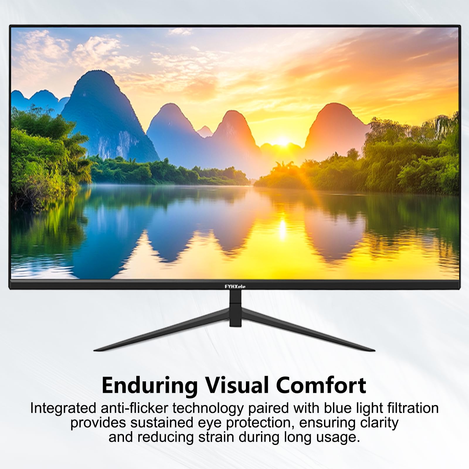 Monitor de computadora UHD 4K de 32 pulgadas, 75 Hz 1MS, monitor IPS para diseño, juegos casuales, trabajo, monitor de bisel ultradelgado compatible con sincronización adaptativa, 100% sRGB, HDR10, 2X