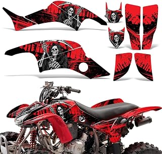 ATV Graphics Kit: Reaper V2 Red