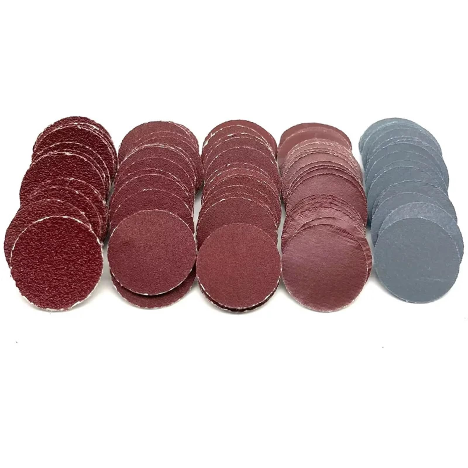 Dischi Abrasivi 100 pezzi 25 mm disco abrasivo da 1 pollice carta abrasiva tampone for lucidatura(1PC Holder)