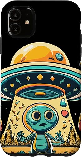 Vista 16 de iPhone 14 Pro Alien Humor, Funny Alien Lover, Funny UFO, Aliens Encounters Case