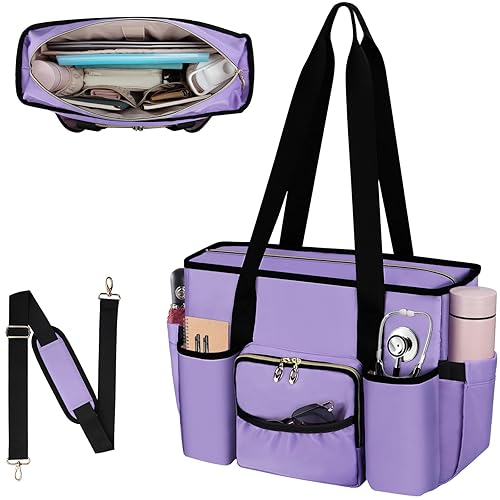 Nurse Bag, Work Bags with 15.6-inch Laptop Compartment, Teacher bag