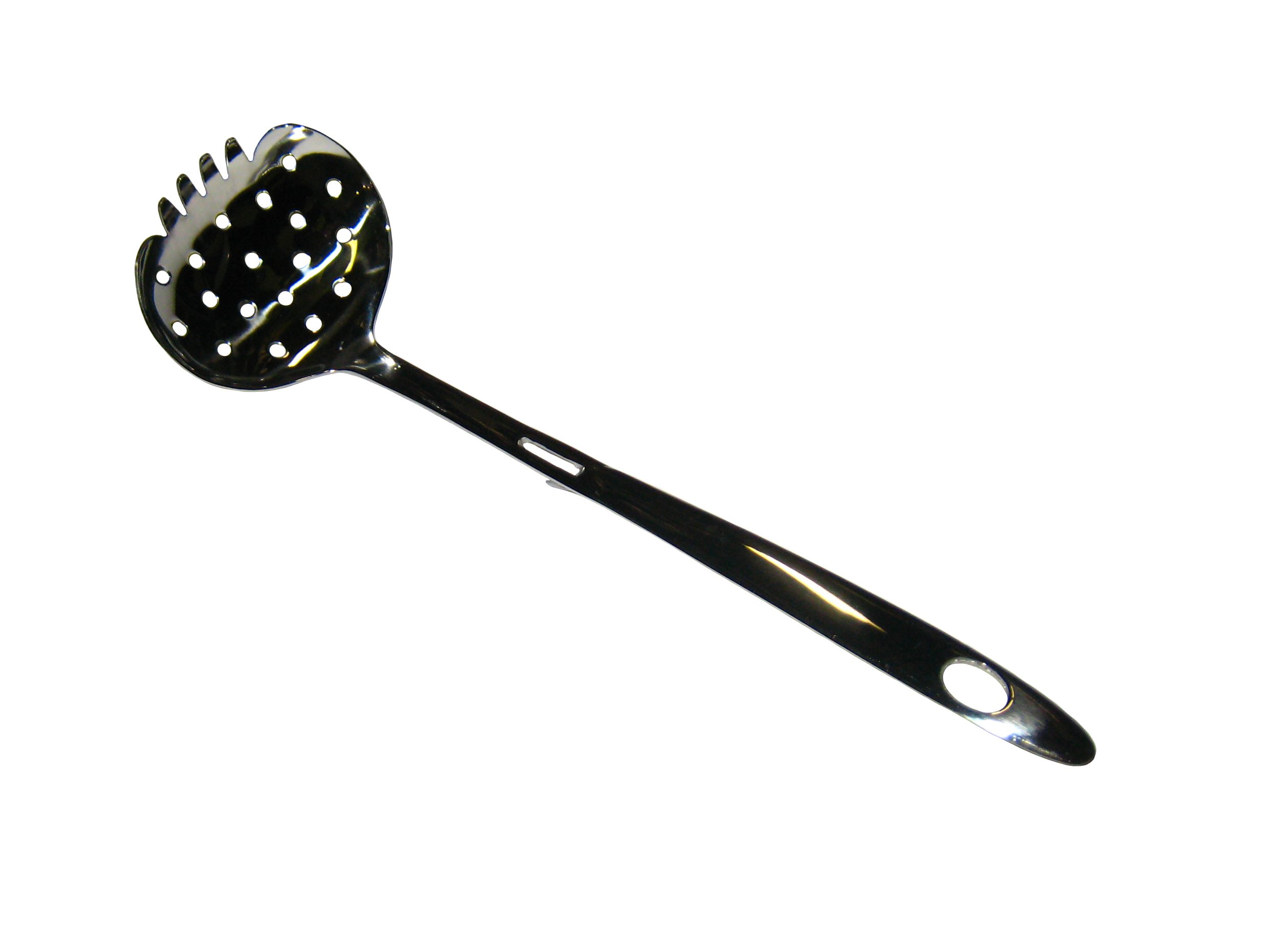 Amazon｜18-8 食卓工房 お玉 櫛付穴明 中 全長240｜おたま・レードル