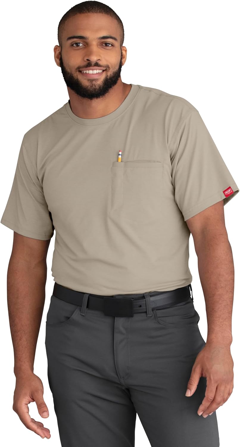Red Kap Men's Cooling Short Sleeve Pocket Tee