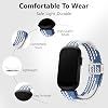 Correa de deporte de nailon para Garmin Cirqa Smart Band | Correa de repuesto transpirable de liberación rápida, correa deportiva ajustable, para rastreador de fitness sin pantalla 3