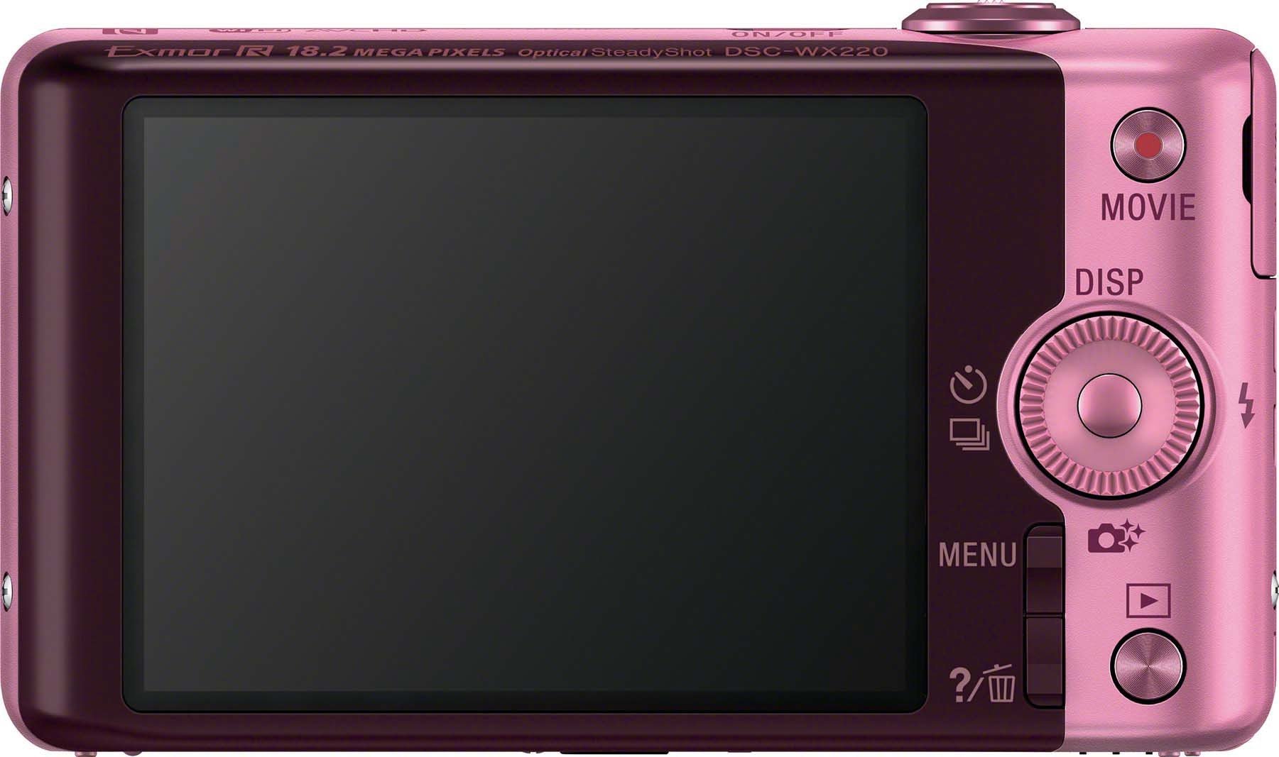 Sony DSC-WX220 Digitalkamera (18 Megapixel, 10-fach opt. Zoom, 6,8