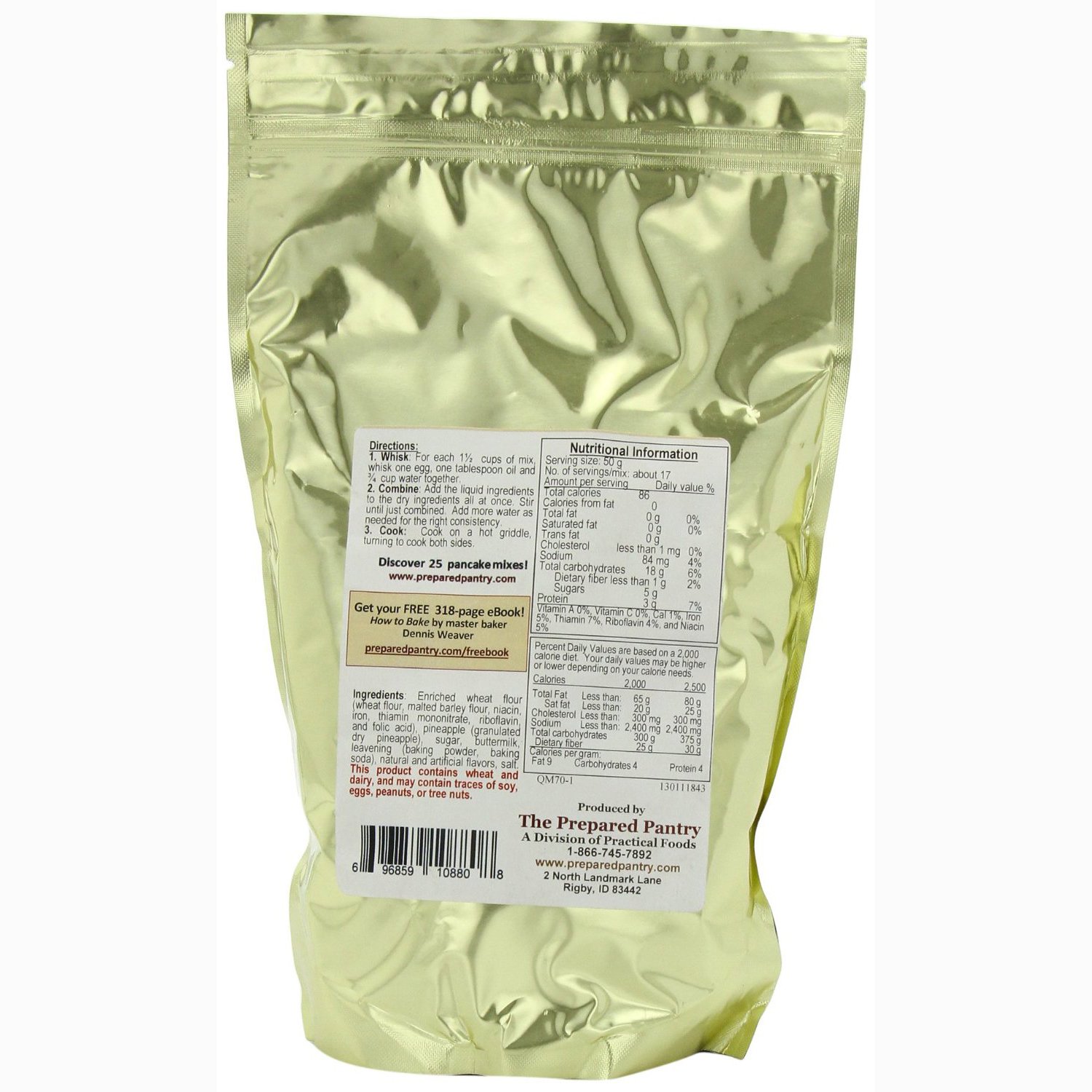 Sweet Hawaiian Pancake Mix (large two pound mix)