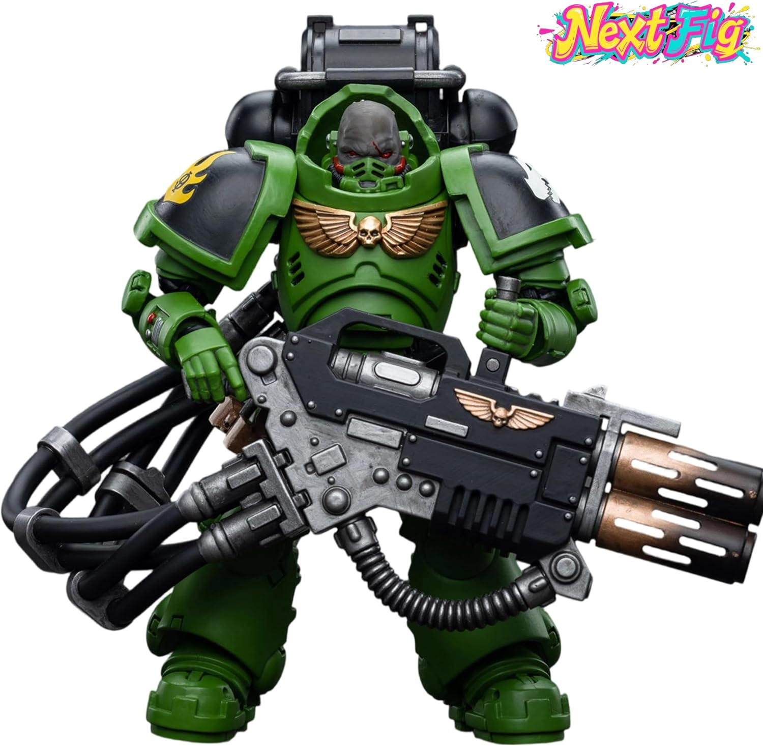 JOYTOY Warhammer 40K 1/18 Action Figures Salamanders Eradicators Brother Xavak Collectible Model Birthday Gifts Warhammer Series Model