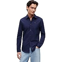 Tommy Jeans Tjm Original Stretch Shirt Dm0dm04405, Camicia a Maniche Lunghe Uomo