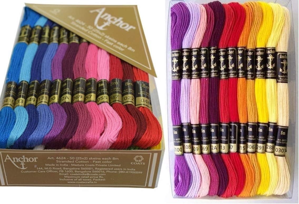 Anchor Cotton Skeins, Set of 100
